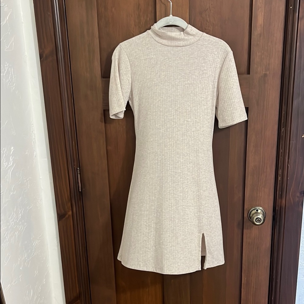 By Together Cream Mini Dress